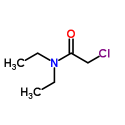 N,N-二乙基氯乙酰胺结构式