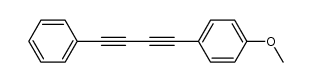 1-methoxy-4-(4-phenylbuta-1,3-diyn-1-yl)benzene结构式