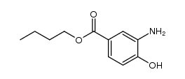 3-amino-4-hydroxy-benzoic acid butyl ester结构式