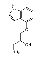 1-amino-3-(1H-indol-4-yloxy)propan-2-ol Structure