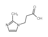 3-(2-甲基-1H-咪唑-1-基)丙酸结构式