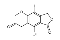 (4-hydroxy-6-methoxy-7-methyl-3-oxo-1,3-dihydroisobenzofuran-5-yl)acetaldehyde Structure