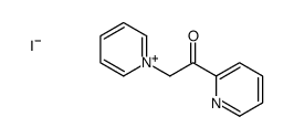 Pyridinium, 1-[2-oxo-2-(2-pyridinyl)ethyl]-, iodide Structure