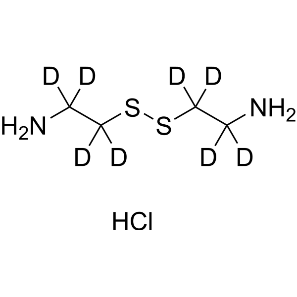 Cystamine-d8 (dihydrochloride）结构式