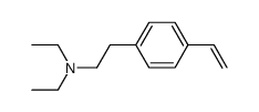 N,N-diethyl-p-vinylphenethylamine Structure