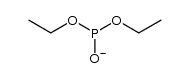phosphonic acid diethyl ester, deprotonated form Structure
