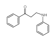 1-Propanone,1-phenyl-3-(phenylamino)- Structure