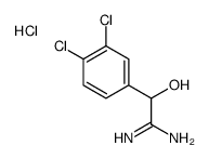 2-(3,4-dichlorophenyl)-2-hydroxyethanimidamide,hydrochloride Structure