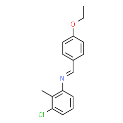 (3-chloro-2-methylphenyl)(4-ethoxybenzylidene)amine picture