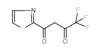 4,4,4-三氟-1-(1,3-噻唑-2-)丁烷-1,3-二酮结构式