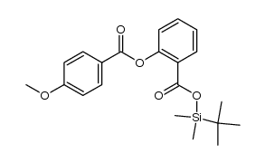 tert-butyldimethylsilyl 2-((4-methoxybenzoyl)oxy)benzoate Structure