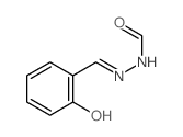 Benzaldehyde,2-hydroxy-, 2-formylhydrazone Structure