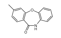 3-methyl-10H-dibenzo[b,f][1,4]oxazepin-11-one结构式