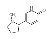 5-(1-methylpyrrolidin-2-yl)-1H-pyridin-2-one Structure