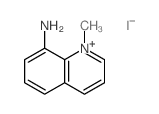 1-Methyl-8-aminoquinolinium iodide structure