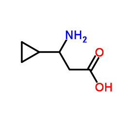 3-氨基-3-环丙基丙酸结构式