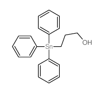 1-Propanol,3-(triphenylstannyl)- structure