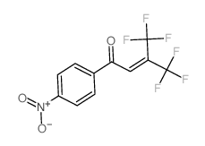 CROTONOPHENONE, 4-NITRO-4,4,4-TRIFLUORO-3-(TRIFLUOROMETHYL)-结构式