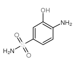 4-氨基-3-羟基苯磺酰胺结构式