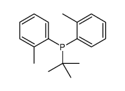 tert-butyl-bis(2-methylphenyl)phosphane结构式
