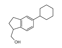 (+-)-5-Cyclohexyl-1-indanmethanol Structure