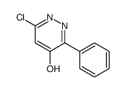 3-苯基-4-羟基-6-氯哒嗪结构式