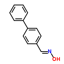 (E)-1-(4-Biphenylyl)-N-hydroxymethanimine structure