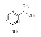 (4-氨基-S-三嗪-2-基)-二甲基-胺结构式