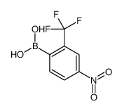 4-Nitro-2-(trifluoromethyl)phenylboronic acid Structure