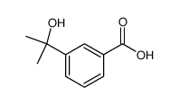 3-(2-hydroxypropan-2-yl)benzoic acid结构式