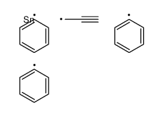 triphenyl(prop-2-ynyl)stannane Structure
