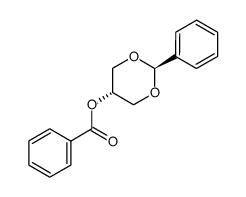 trans-5-benzoyloxy-2-phenyl-[1,3]dioxane结构式