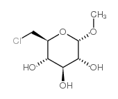 a-D-Glucopyranoside,methyl 6-chloro-6-deoxy- structure