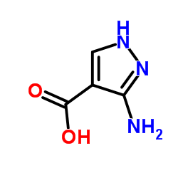 3-Amino-4-pyrazolecarboxylic acid Structure