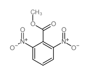Benzoic acid,2,6-dinitro-, methyl ester Structure