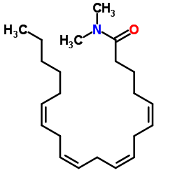 Arachidonoyl-N,N-dimethyl amide Structure