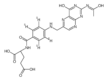 N-乙酰叶酸-d4结构式