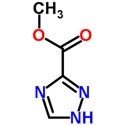1,2,4-三氮唑-3-羧酸甲酯结构式