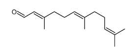(2E,6E)-3,7,11-trimethyldodeca-2,6,10-trienal结构式
