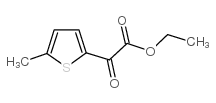 ETHYL 5-METHYLTHIOPHENE-2-GLYOXYLATE structure