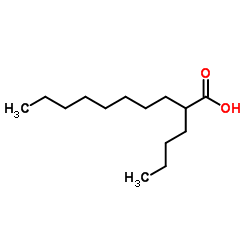 2-Butyldecanoic acid Structure