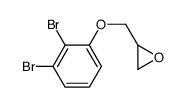 Dibromophenyl glycidyl ether Structure
