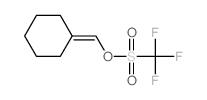 trifluoromethylsulfonyloxymethylidenecyclohexane Structure