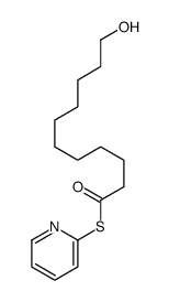 S-pyridin-2-yl 11-hydroxyundecanethioate结构式