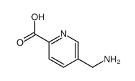 2-Pyridinecarboxylicacid,5-(aminomethyl)-(9CI) Structure