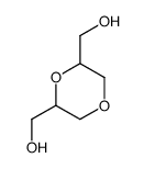 双(2,6-羟甲基)二恶烷(非对映异构体混合物)结构式