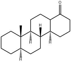 (13ξ)-D-Homo-18-nor-5α-androstan-17a-one Structure