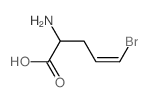 4-Pentenoic acid,2-amino-5-bromo-结构式