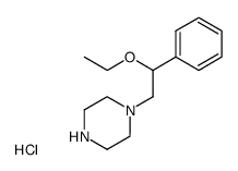 1-(2-Ethoxy-2-phenylethyl)piperazine dihydrochloride Structure