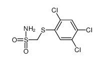 (2,4,5-trichlorophenyl)sulfanylmethanesulfonamide结构式